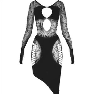 Poster girl charlotte dress In black